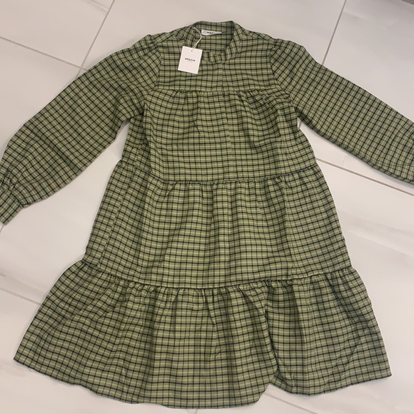 MOSS Copenhagen Camille plaid dress. NWT - Picture 2 of 3